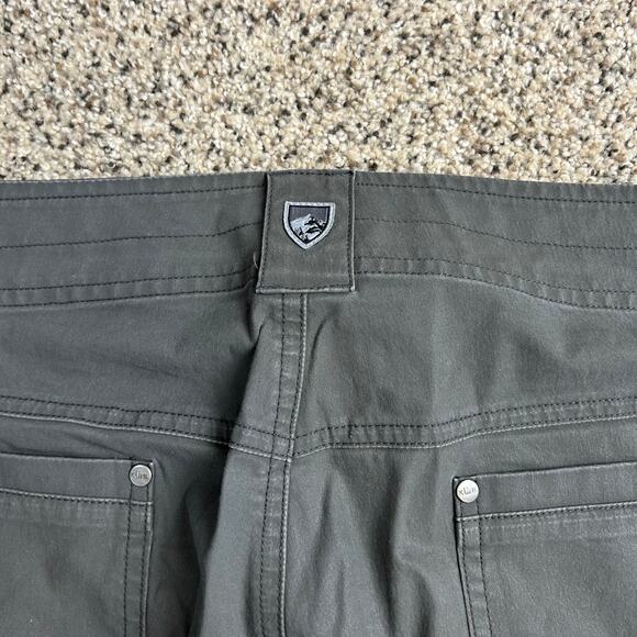 Vtg Kuhl Revolvr Pants Gotham Grey Patina Dye Men's Size 38x30 Actual 38x27 - Picture 7 of 9